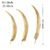 gold 10-12inch (25-30cm)