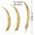 gold ( 12-14inch ) 30-35cm