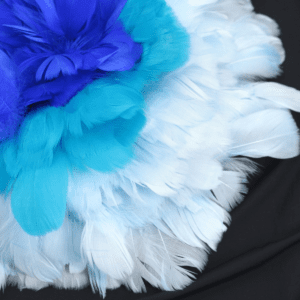 10 Meters | 8–10 cm | Goose Feather Fringe Trim | Natural Goose Feather Ribbon | Ideal for Wedding Gowns & Garment Sewing